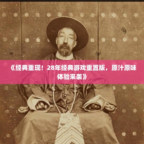 《经典重现！28年经典游戏重置版，原汁原味体验来袭》