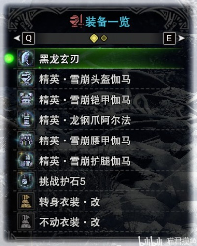 《冰原黑龙斩斧毕业神装！猎人必备搭配攻略》