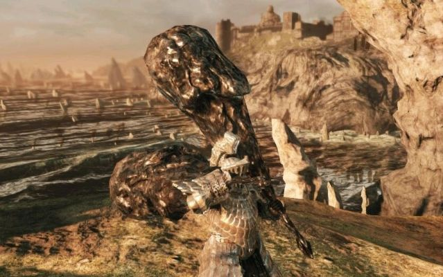 《黑暗之魂2》废案BOSS曝光！背负高塔的史诗级寄居蟹