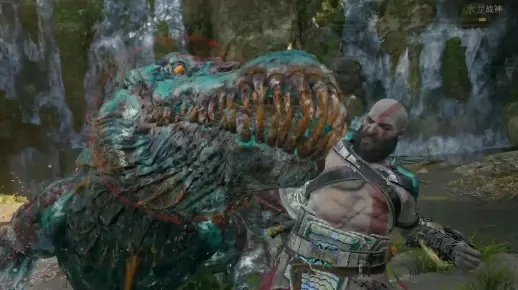 《战神5诸神黄昏》水龙一阶段无伤击杀攻略，轻松通关！