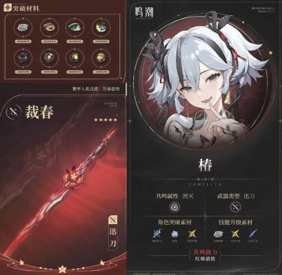 《鸣潮》1.4版椿最佳搭配攻略：武器选择全解析