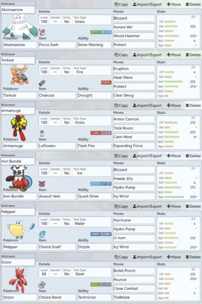 《宝可梦朱紫》双打雪天队阵容攻略，组队雪战必备！