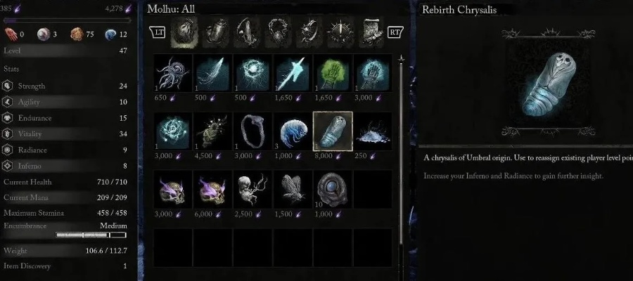 《堕落之主》洗点攻略：高效重置加点技巧揭秘