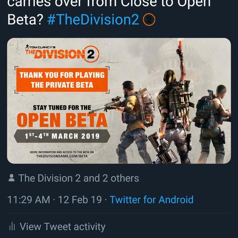 《全境封锁》BETA试玩体验：揭秘入正值