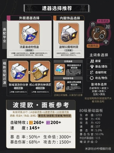 《崩坏星穹铁道》波提欧培养全攻略：机制解析+最佳出装搭配