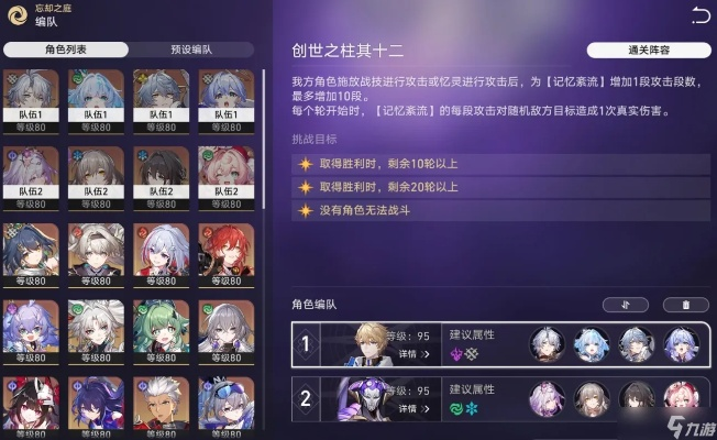 《崩坏星穹铁道》混沌回忆12队攻略：高效阵容搭配技巧揭秘