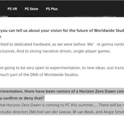 《地平线：零之曙光》重制版：索尼独占巅峰再临，探索新境界