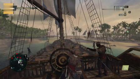 《刺客信条》爱德华极限飞跃：海盗船惊险跑酷挑战！