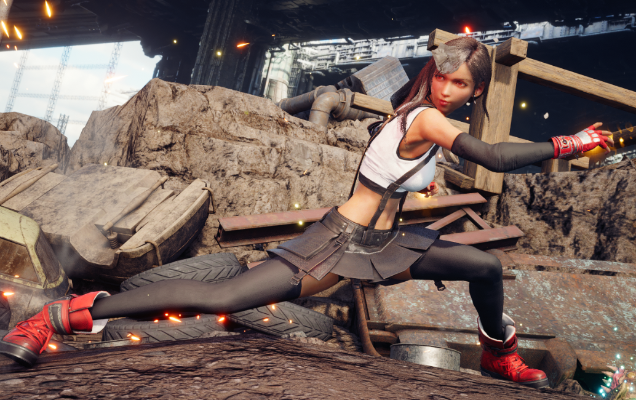 布料减少更清凉！FF7重生蒂法经典外观Mod为啥引热议?