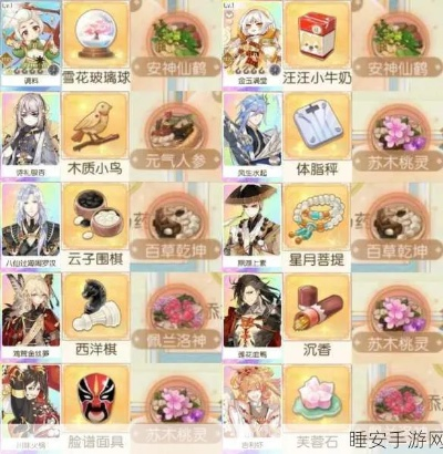 食物语礼物好感度提升秘籍攻略全解析