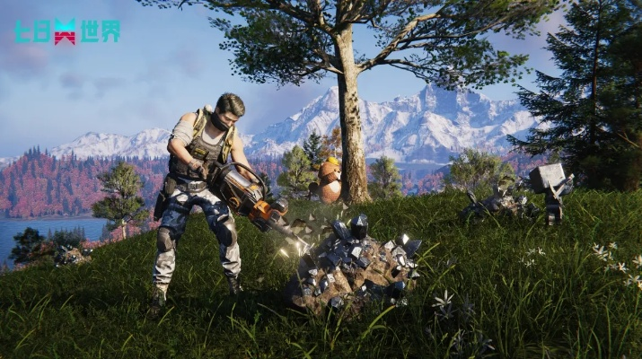 末日求生新篇章，荒野之王德爷领航《七日世界》公测狂潮！