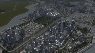 《群岛港湾：揭秘《都市天际线2》地图城市建设盛况》