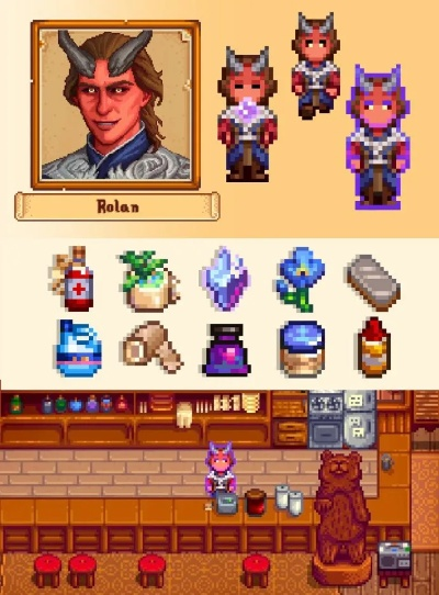 《博德之门3》粉丝必玩！《星露谷物语》博德村MOD来袭