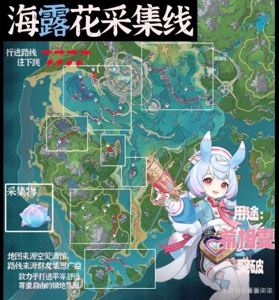 《原神》4.0海露花攻略：枫丹秘境高效采集路线曝光