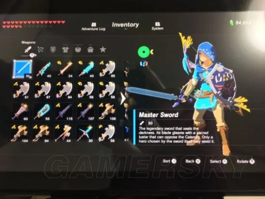 《荒野之息》武器伤害解析：图鉴对比大揭秘