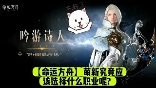 《命运方舟》新手职业搭配攻略：快速入坑必备技巧