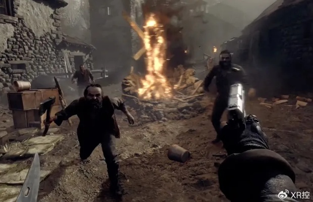 《生化4重制版》VR模式极限挑战，手速狂飙！