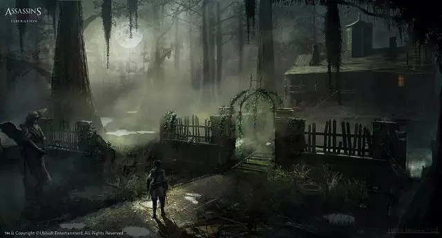 《刺客信条：Hexe》惊曝阴森城镇概念图，神秘氛围引热议