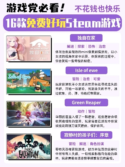 热门免费游戏盘点：精选大全推荐，畅玩无忧新体验