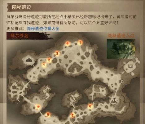 《暗黑不朽》全隐秘遗迹坐标速查！独家揭秘！