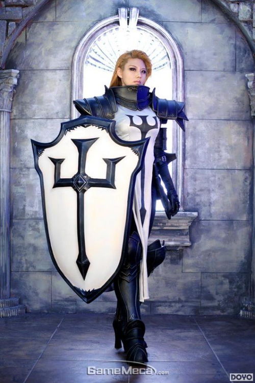 《暗黑3》发布会COS圣教军女神，还原经典！