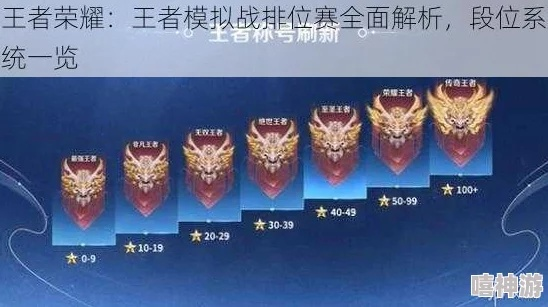 王者荣耀段位飞跃攻略：解锁胜率新境界