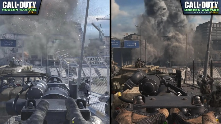 《使命召唤：次世代引擎升级，新旧画面对比大揭秘！》