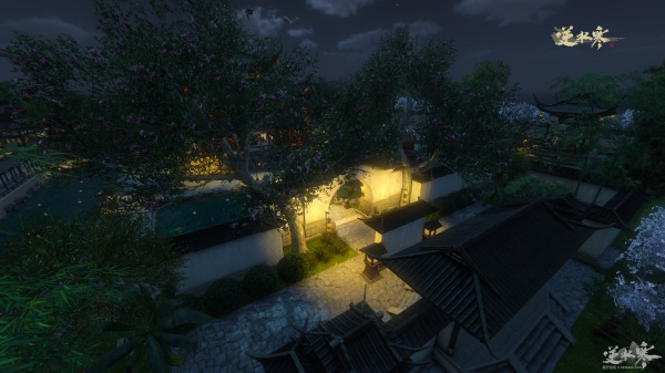 《逆水寒》夜幕降临，沉浸式庄园探险体验