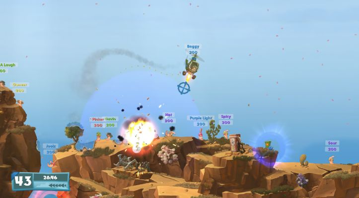 《百战天虫》Steam版：32人激战狂欢，战场召唤！