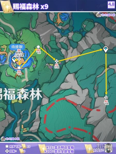 《原神》赐福森林悠乐全收集攻略：隐藏宝藏揭秘