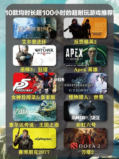 十大耐玩精选：揭秘买断制游戏永恒魅力