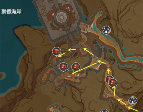 《原神》高效采集攻略：万相石快速寻宝指南