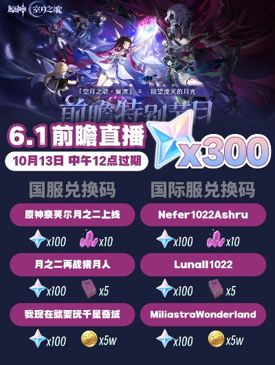 原神前瞻兑换码怎么用？2025年最新300原石领取与失效全解