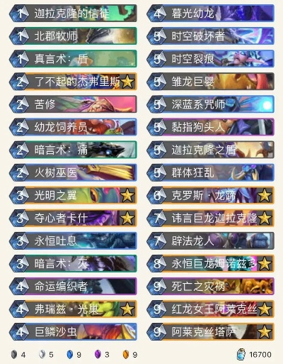 龙牧师卡组代码2026，天梯冲分细节与对局全解