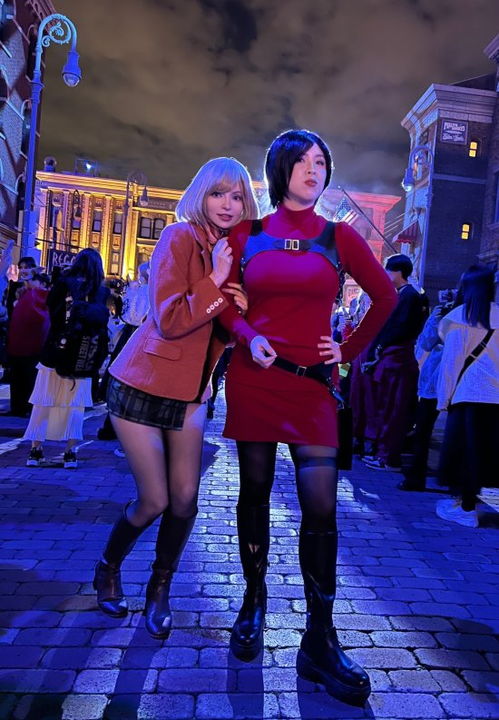 体模PeachMilky cos艾什莉，直播生化危机9来袭