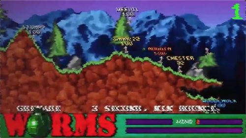 百战天虫神级操作，揭秘弹道计算与地形利用的实战绝学