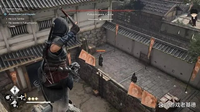 刺客信条,影弥助潜行揭秘,无声爆头箭法怎么做到的?