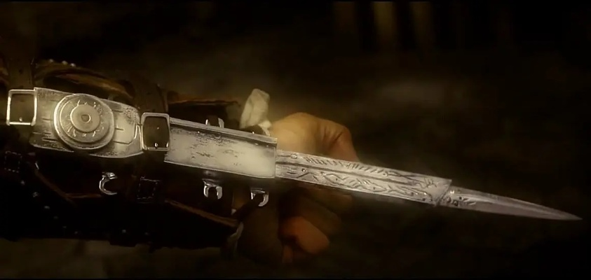 《刺客信条:影》袖剑亮相:瞬间拔出,超帅！