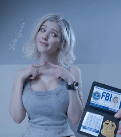 大雷藏不住！美女主播Cos《生化危机9》格蕾丝