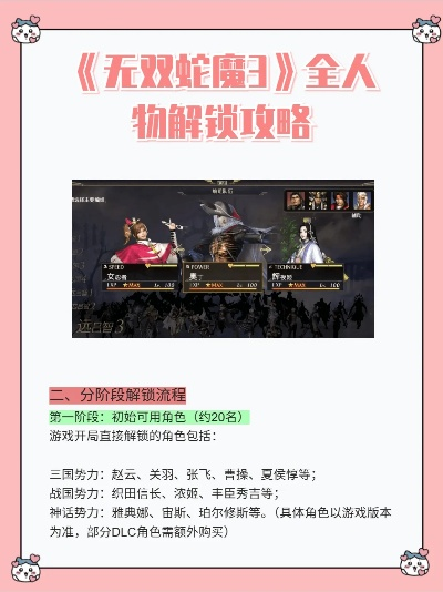 无双蛇魔2最强合体技怎么放？揭秘极速通关与隐藏人物解锁