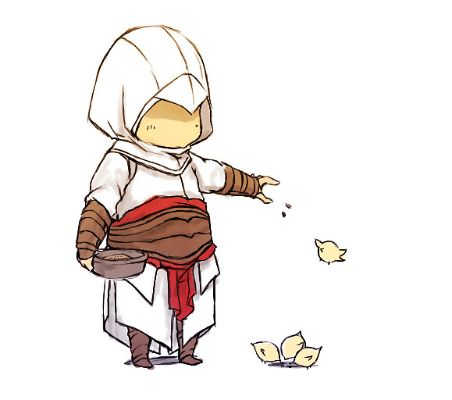 《刺客信条》Q版加拿大画师神还原，萌化版角色大揭秘！