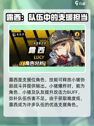 绝区零露西培养，一图get高效技巧，少走弯路避误区