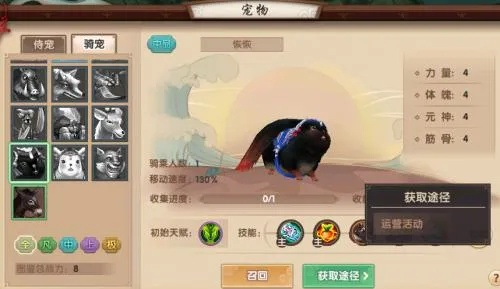 2026寻仙骑宠怎么选？揭秘五大核心类型与隐藏战斗属性