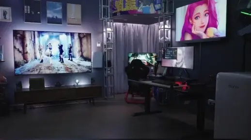 玩家晒酷炫的PS游戏房 网友：你没有女朋友