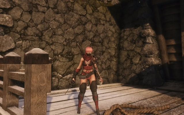 红色沙漠女主性感mod新出 能卸全身装甲