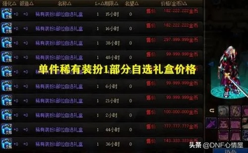 别乱开！DNF神圣稀有克隆装扮礼盒独家避坑与保值指南