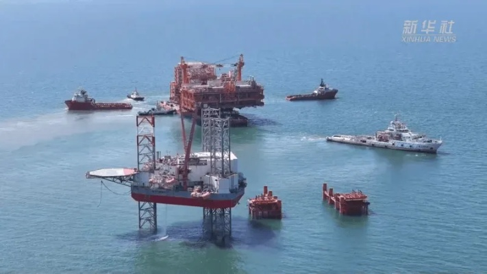 渤海万吨油气平台安装实录，浮托技术背后的硬核门道