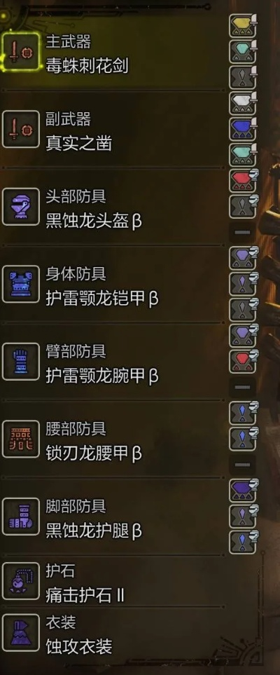 《荒野》片手剑终局配装攻略，实战解析！