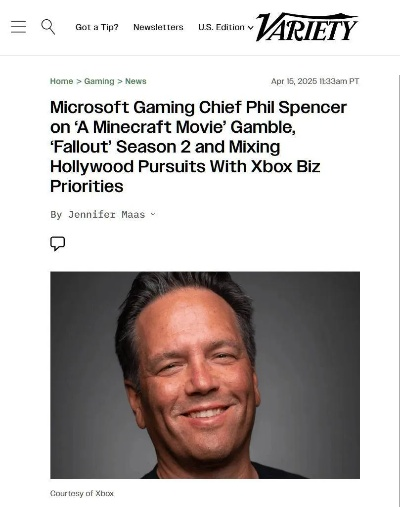 微软总监斯宾塞纪录片大赞任天堂：揭秘跨界合作背后的秘密