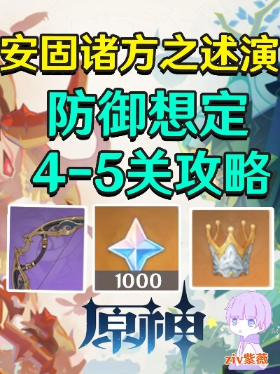 《原神》4.7攻略：安固诸方之述演防御想定1-3关通关秘籍